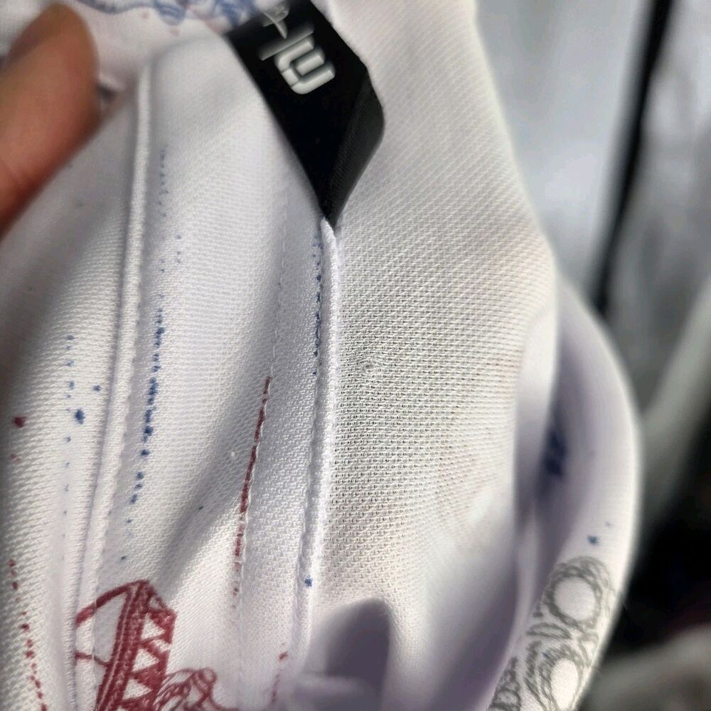 Travis Mathew Mexicali No Logo Skuls Short Sleeve Polo Shirt Mens 3XL - Picture 12 of 12